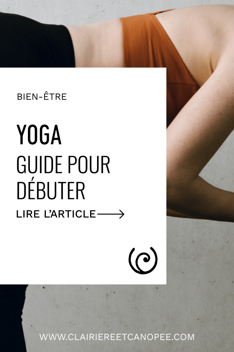 guide du yoga pour débutant